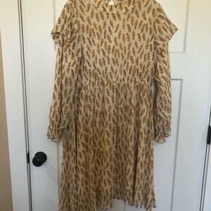 Boutique Asymmetrical Printed Dress